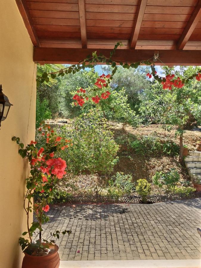 Gastouri Villa Pascalia With Heated Pool In October And Views Achilleion ภายนอก รูปภาพ